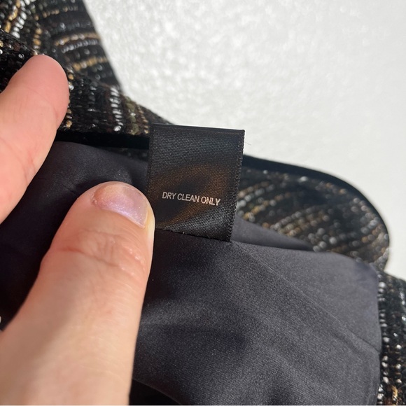 NWT Anthropologie Pleione Bellatrix Embelished Tweed Open-Front Cardigan Jacket - Picture 7 of 8